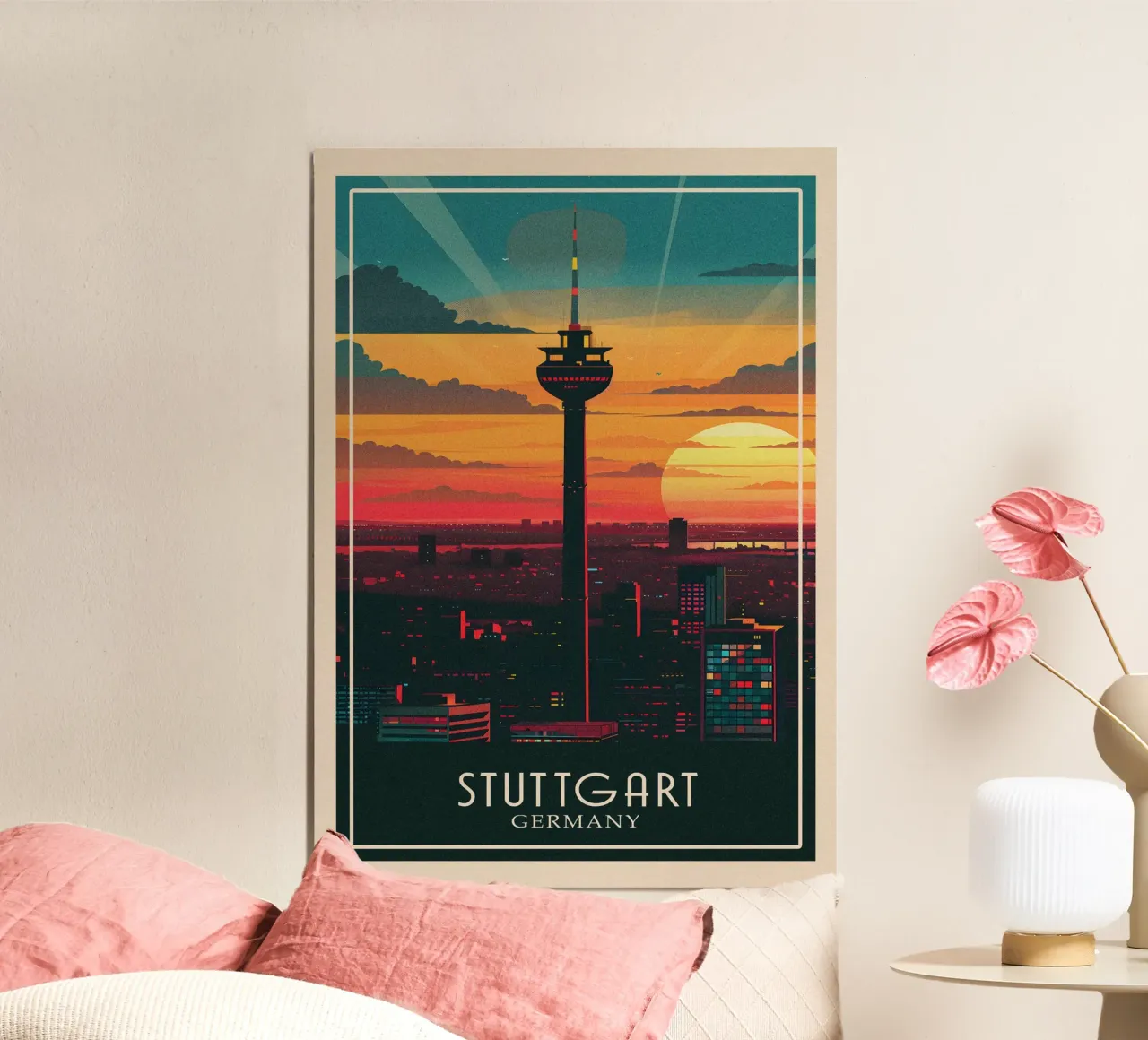 Stuttgart Germany poster da Travelstudio