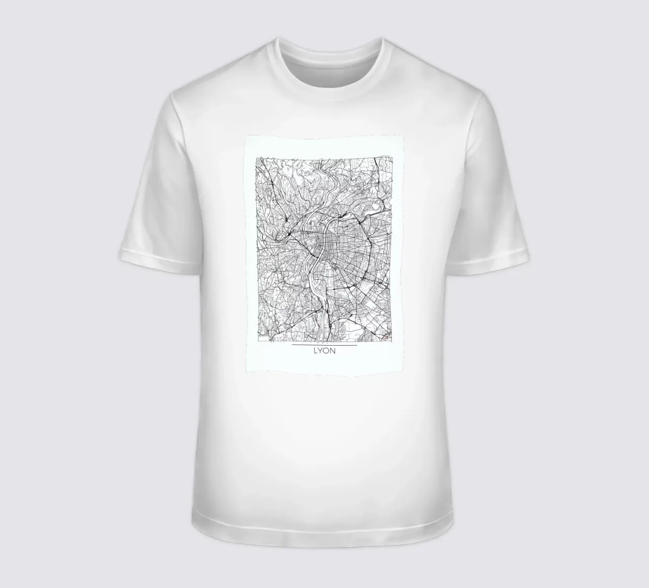 Lyon Minimal t-shirt by Hubert Roguski