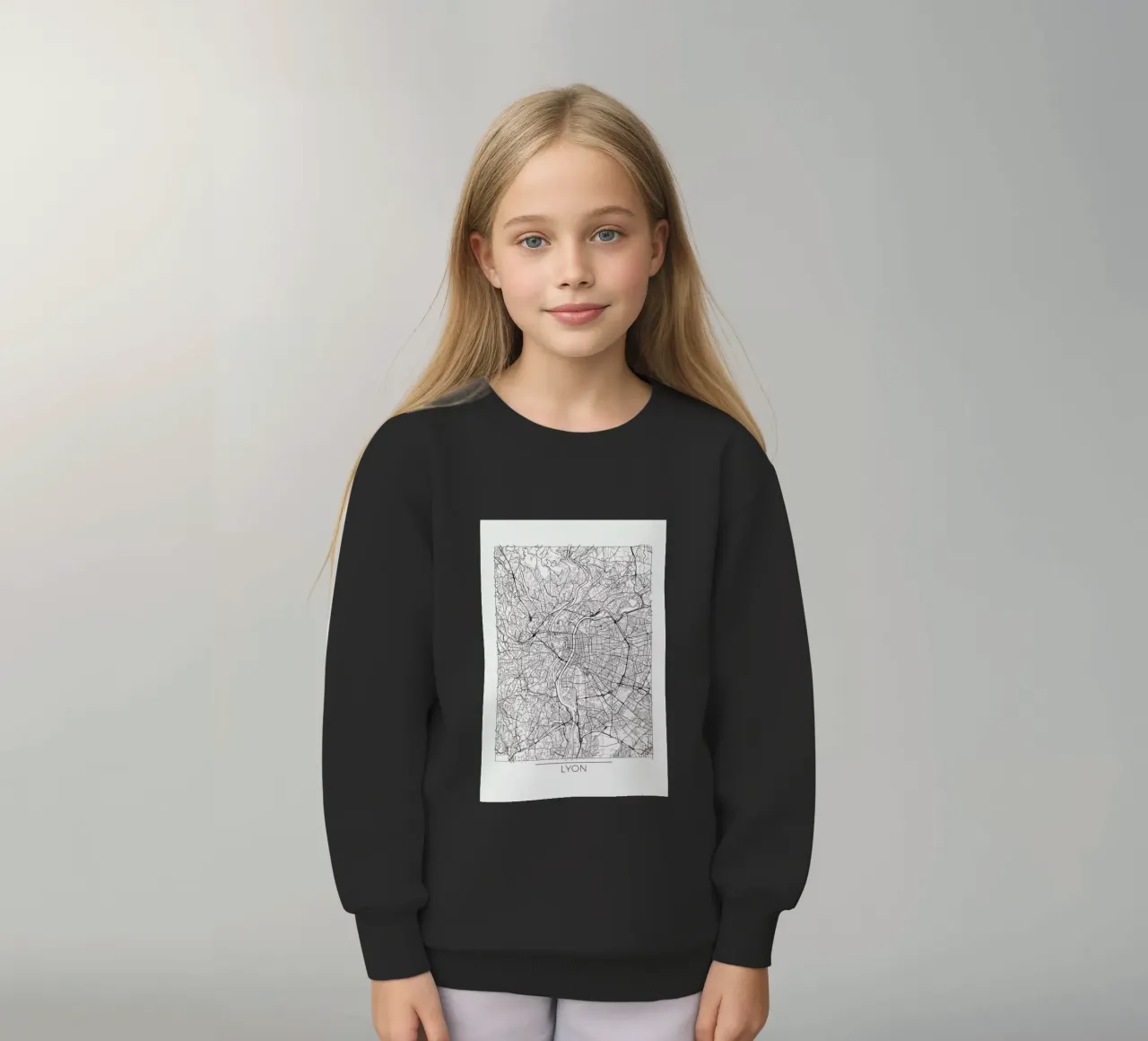 Lyon Minimal felpa bambino da Hubert Roguski