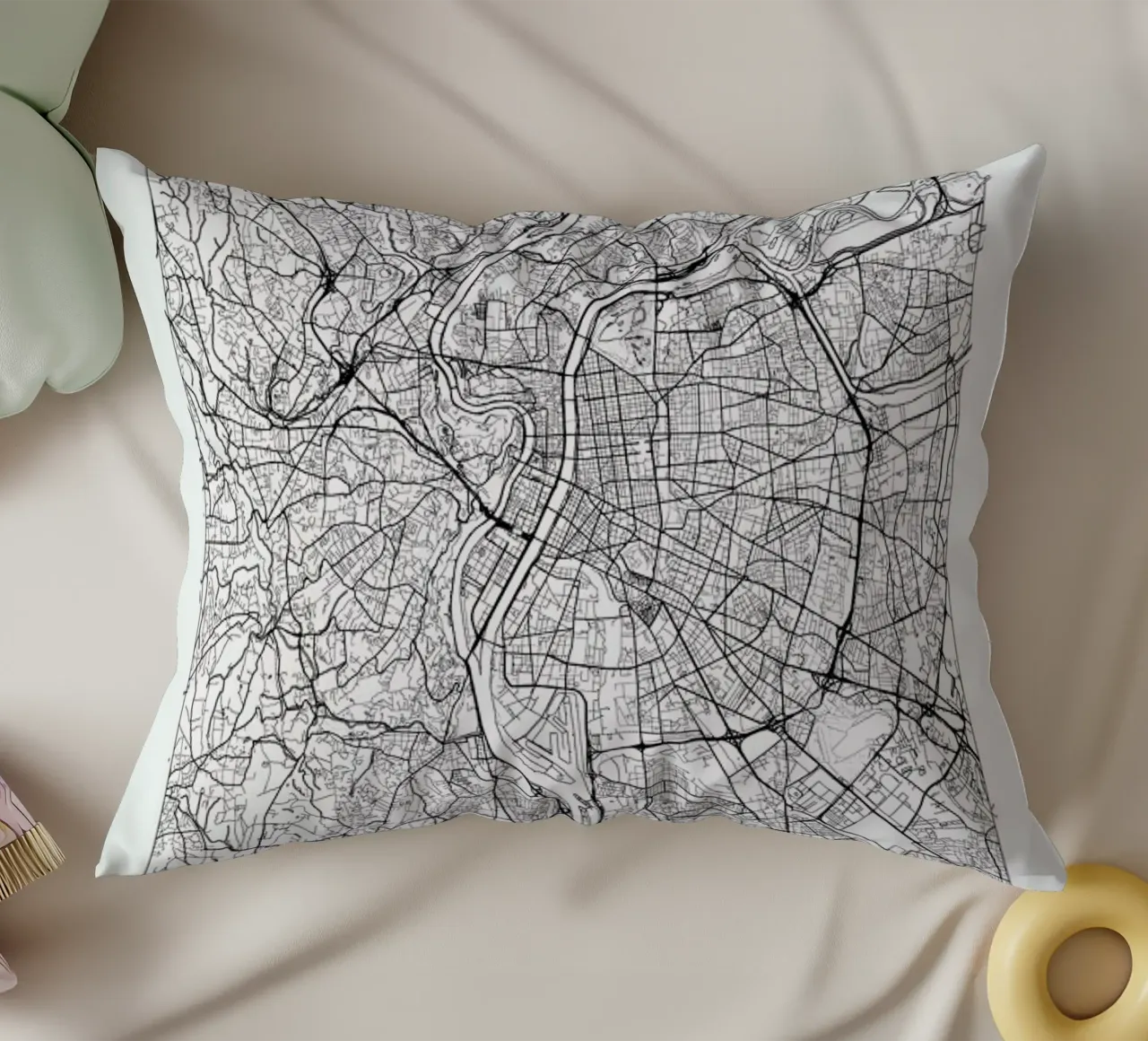 Lyon Minimal cuscino da Hubert Roguski