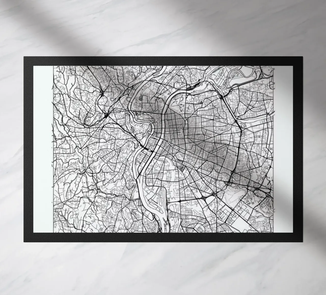 Lyon Minimal deurmat van Hubert Roguski