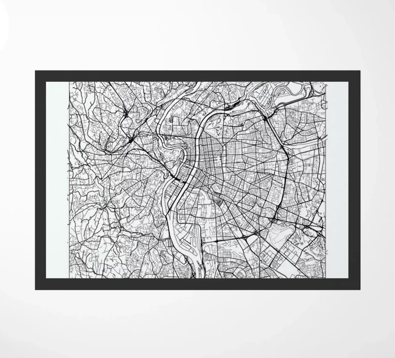 Lyon Minimal deurmat van Hubert Roguski