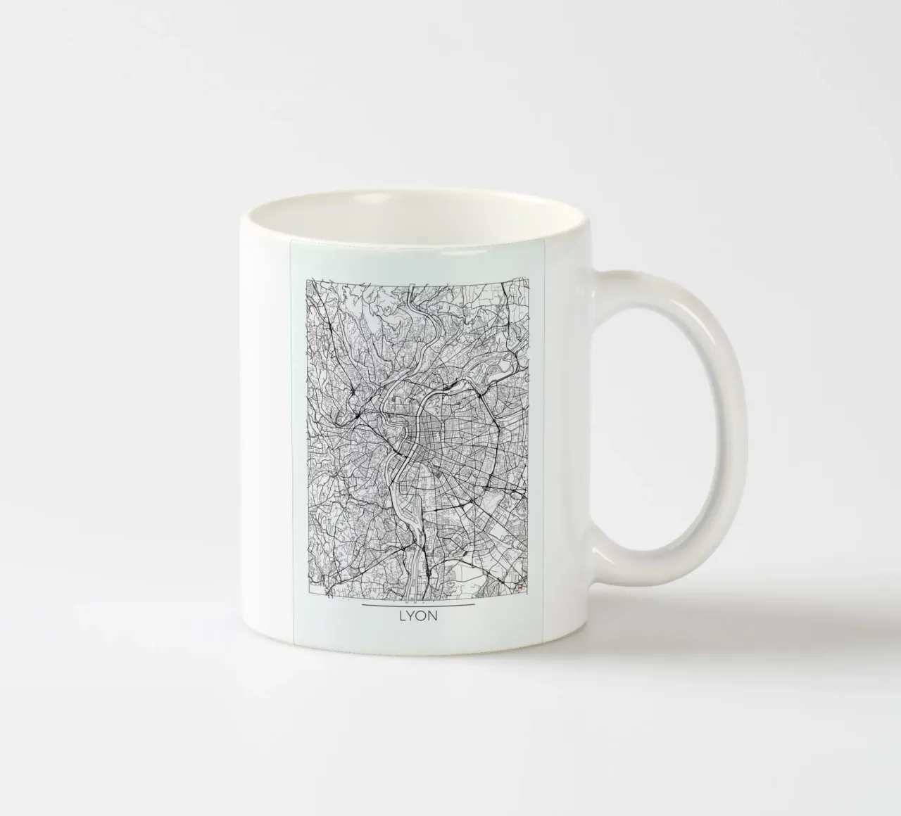 Lyon Minimal tazza in ceramica da Hubert Roguski