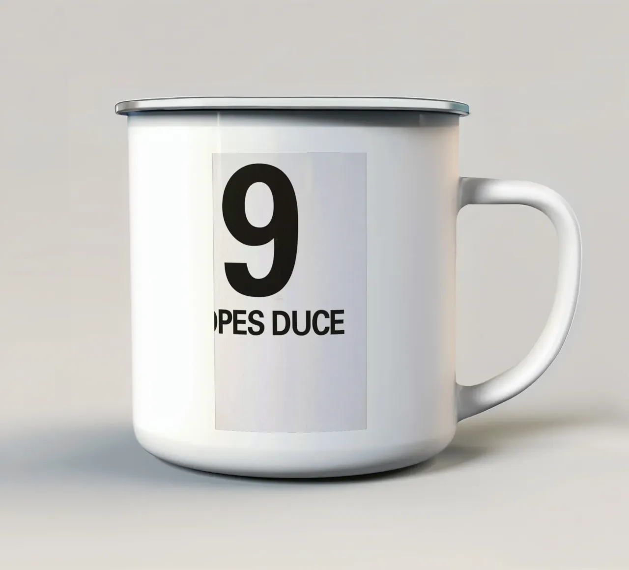 The Duce Poster tazza in smalto da And I Love You She Said