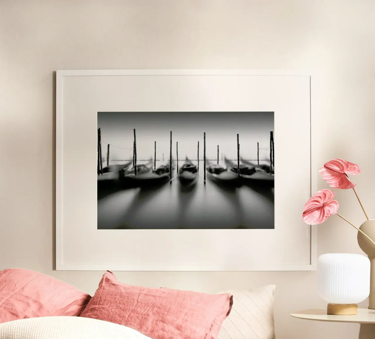 Venedig - Gondola Study 1 poster con telaio in alluminio da Håggard Photography | Ronny Behnert
