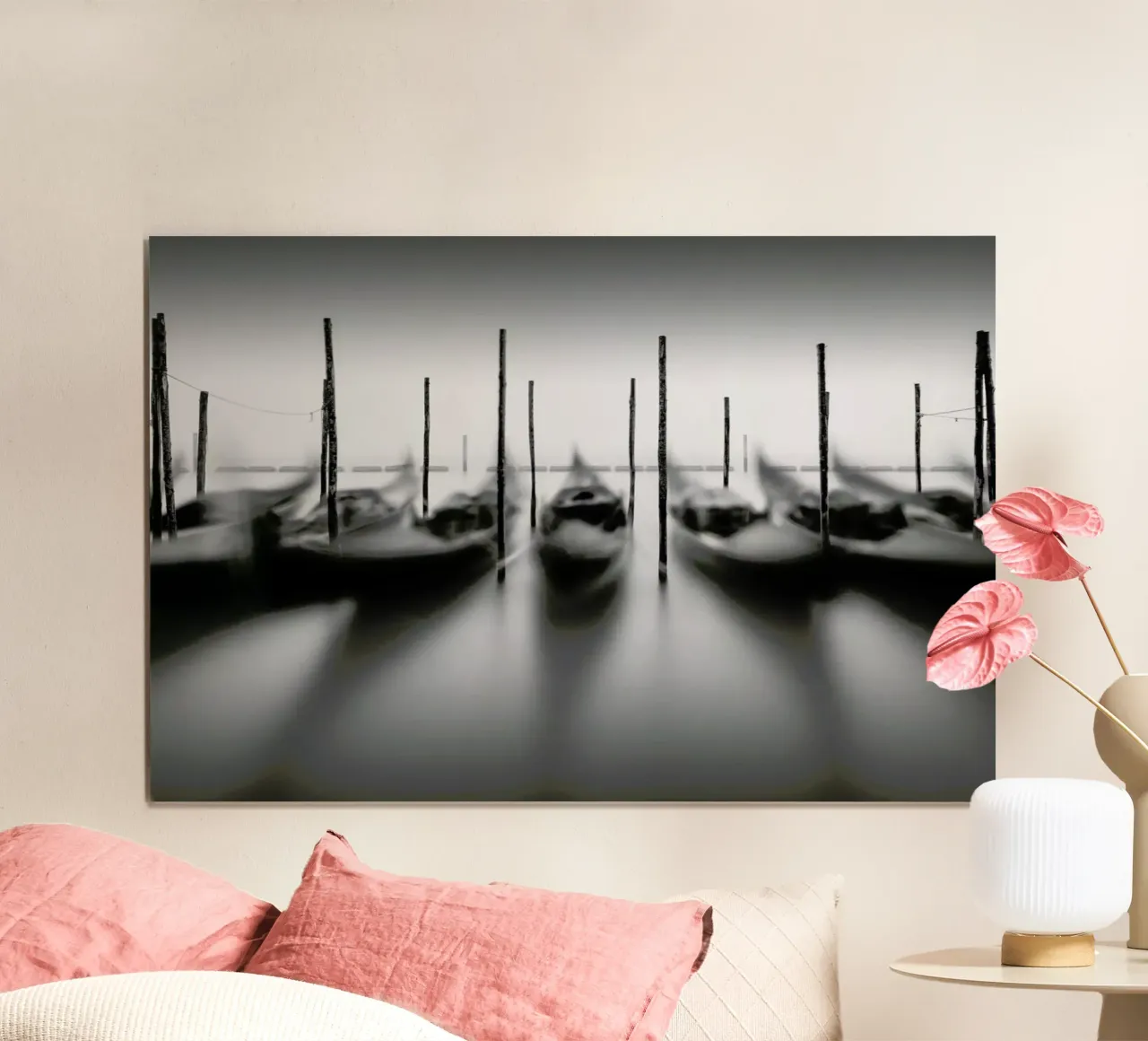 Venedig - Gondola Study 1 poster con telaio in alluminio da Håggard Photography | Ronny Behnert