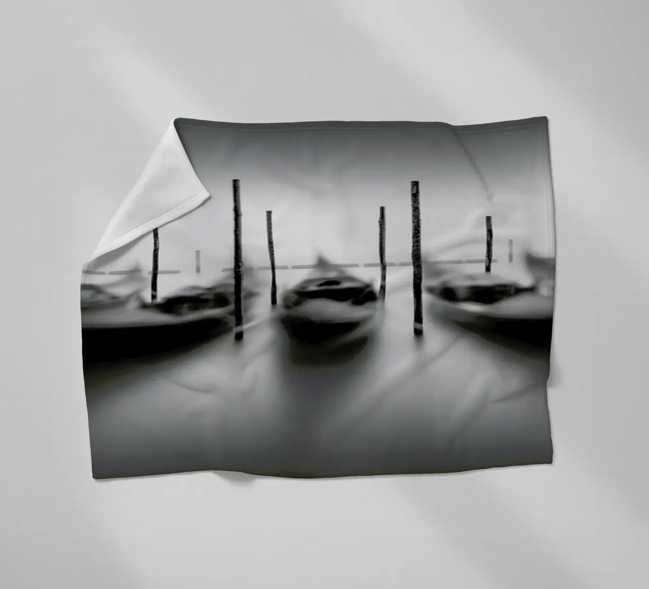 Venedig - Gondola Study 1 coperta in pile da Håggard Photography | Ronny Behnert