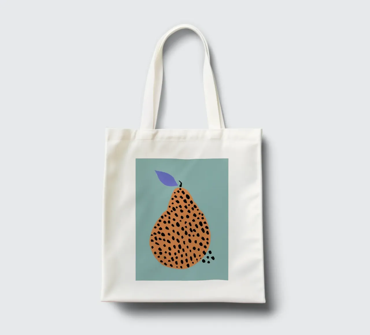Joyful Fruits - Pear borsa in juta da Atelier Mave