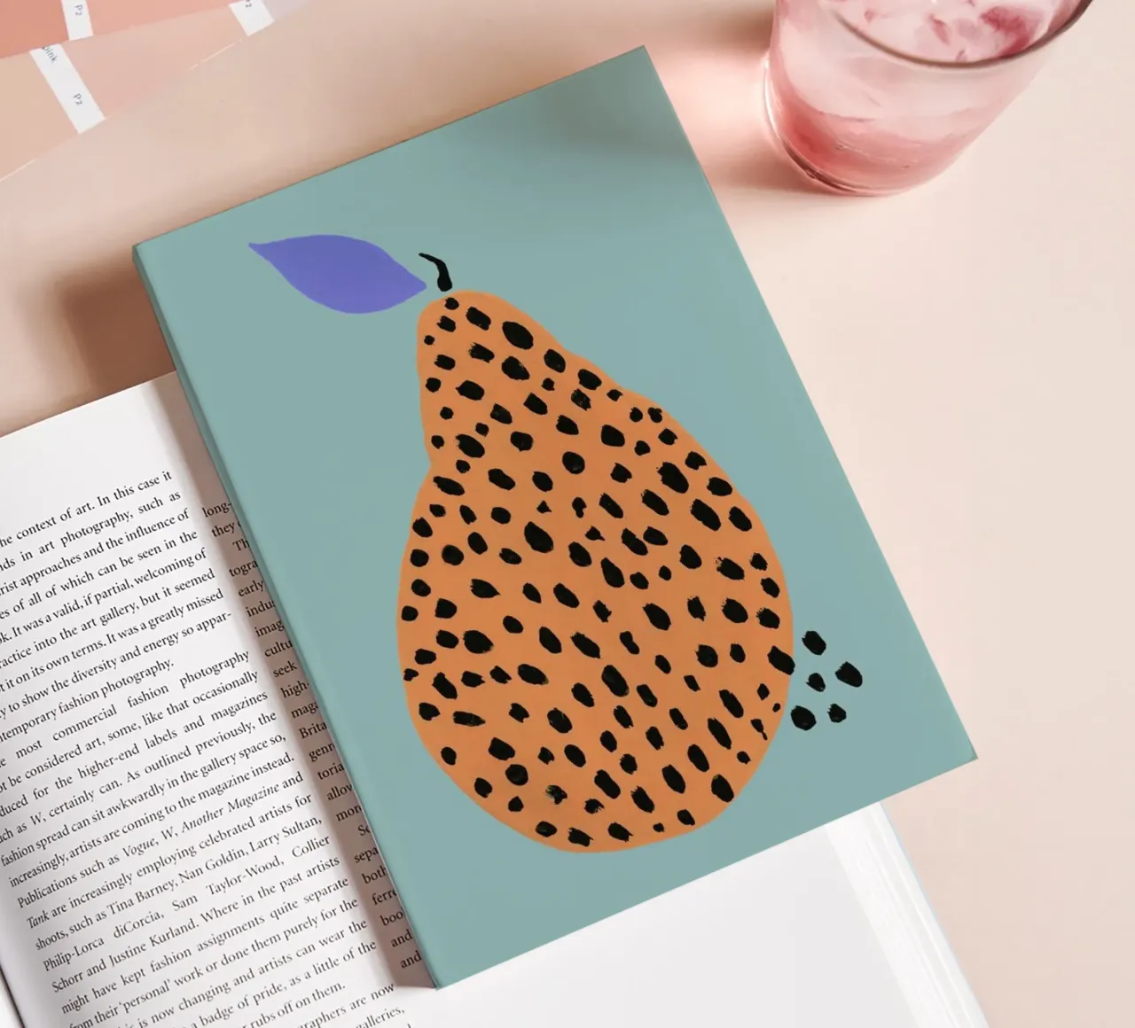Joyful Fruits - Pear notebook by Atelier Mave
