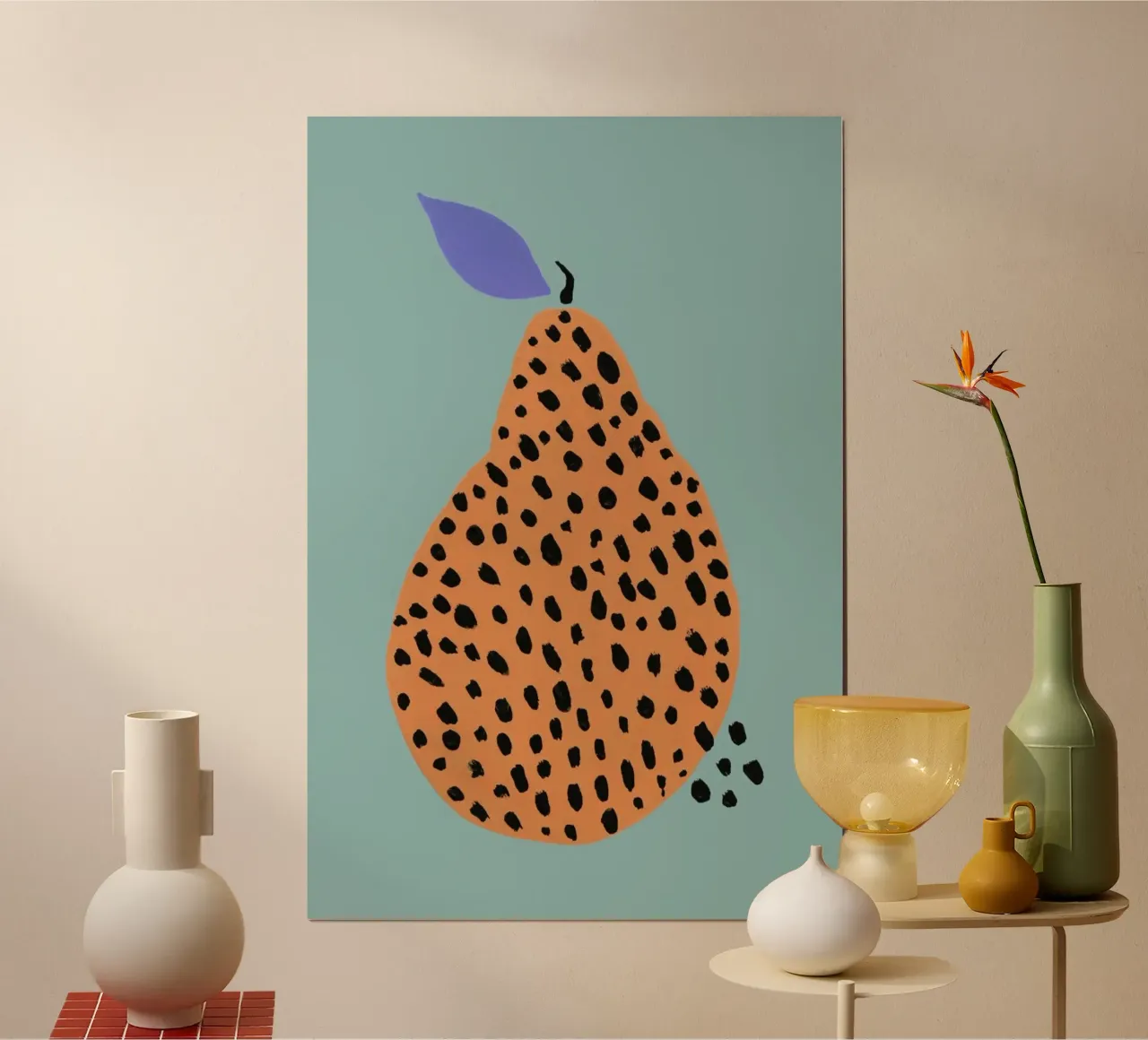 Joyful Fruits - Pear carta hahnemühle da Atelier Mave