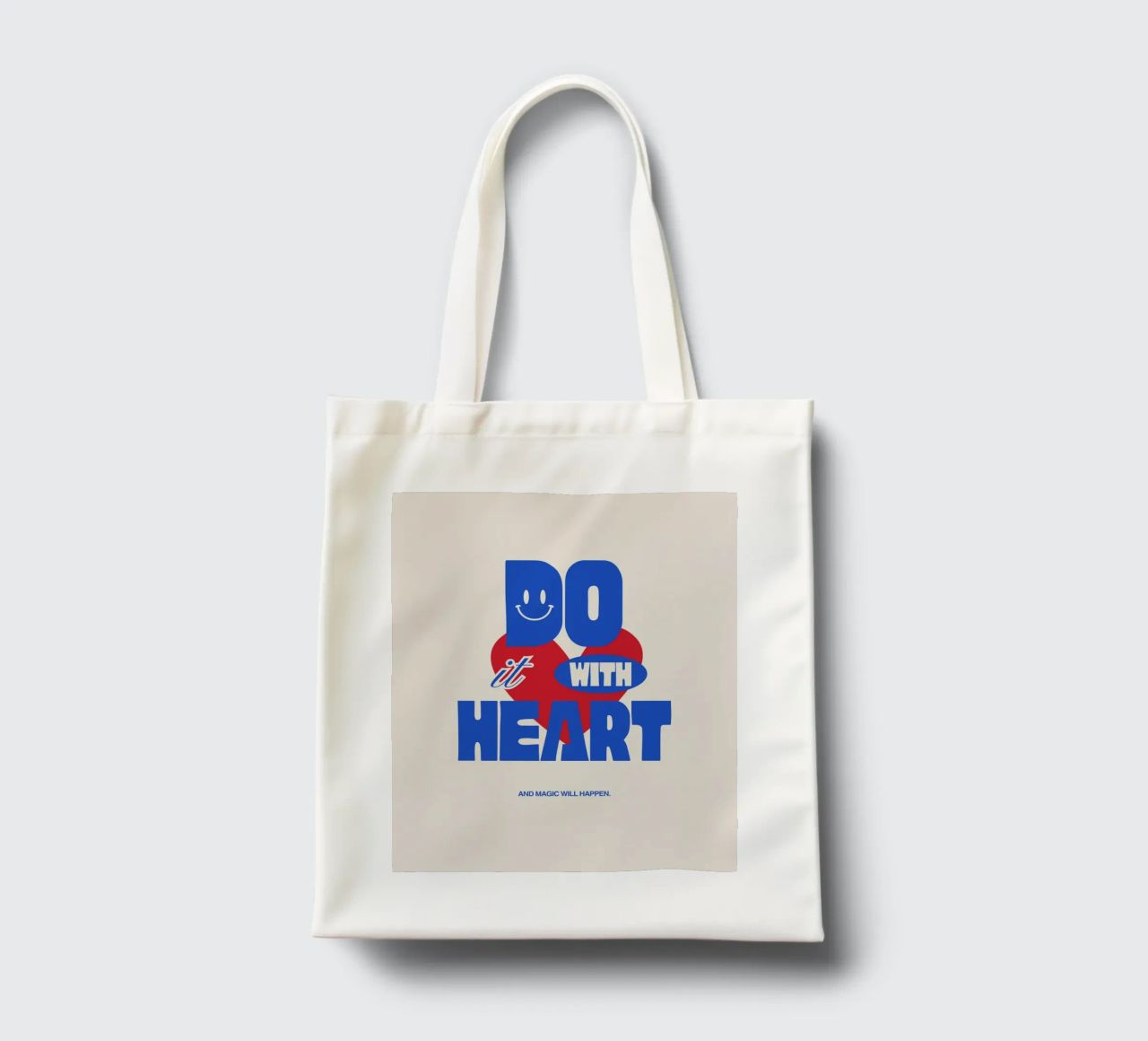 whatever you do, do it with heart borsa in juta da Ambition Wall