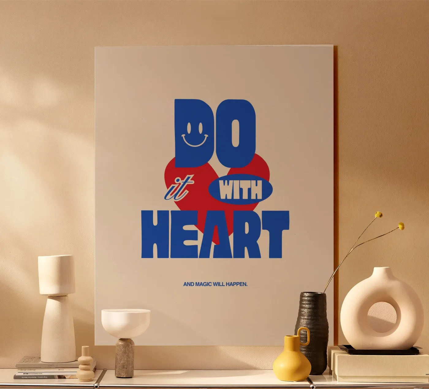whatever you do, do it with heart plexiglass da pixelflow