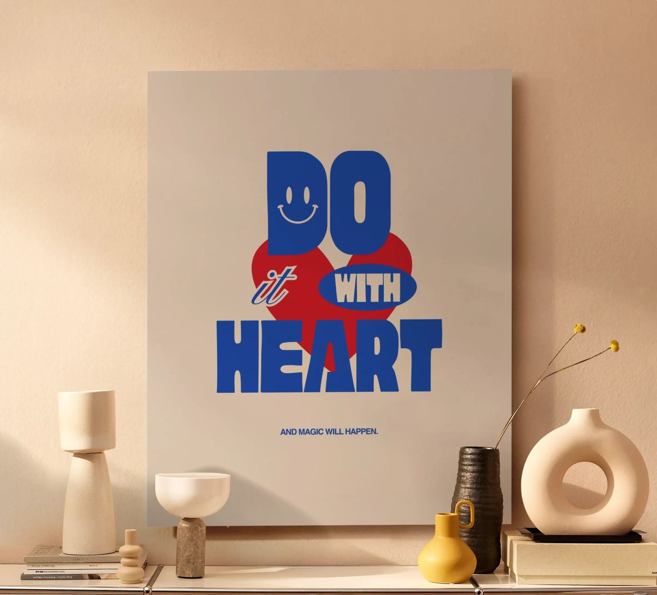 whatever you do, do it with heart alluminio dibond da Ambition Wall