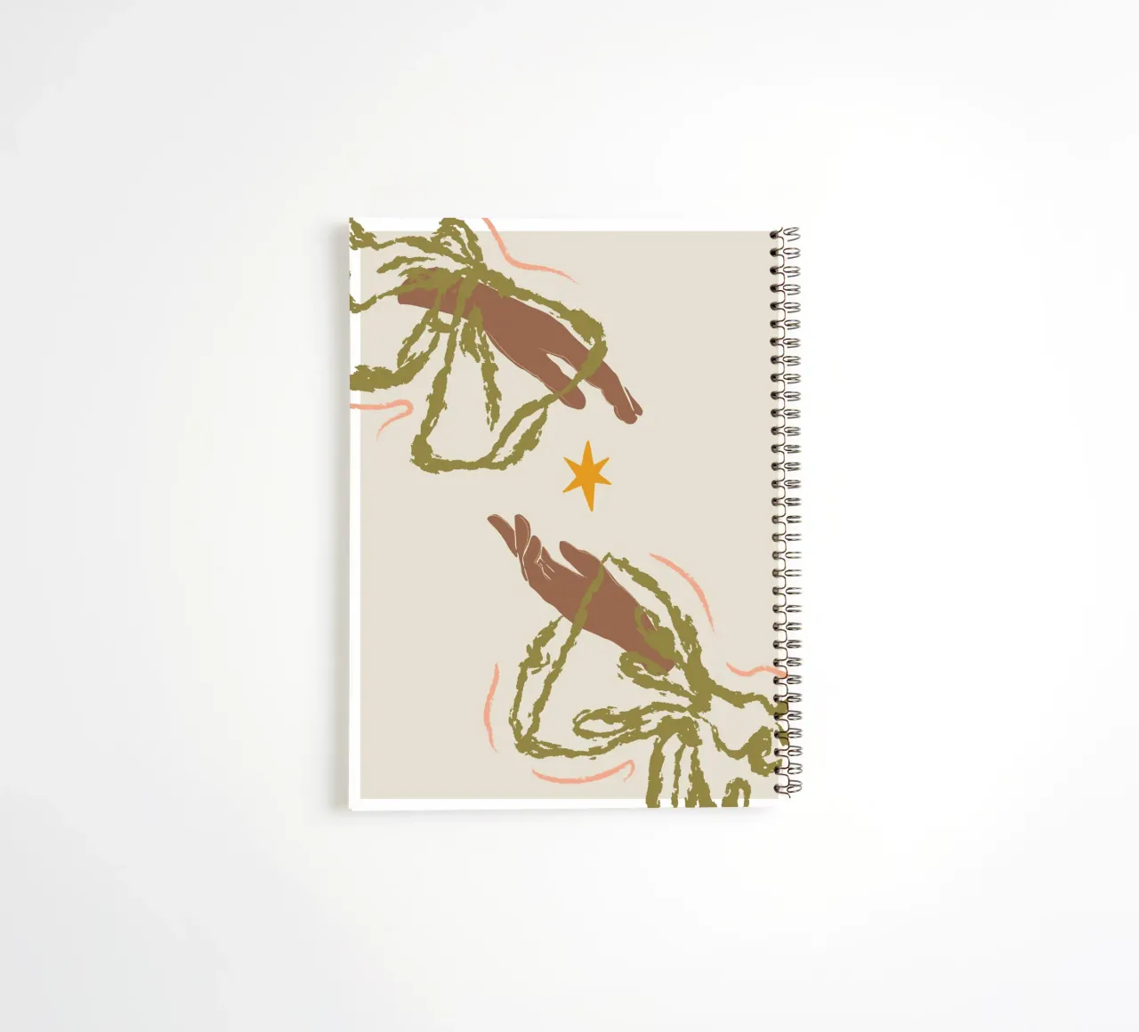 Harmonic Lines No 32 spiral notebook by treechild
