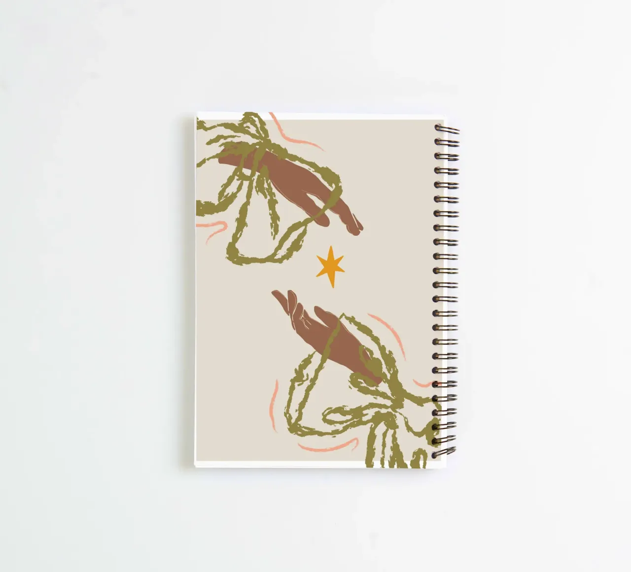 Harmonic Lines No 32 spiral notebook by treechild