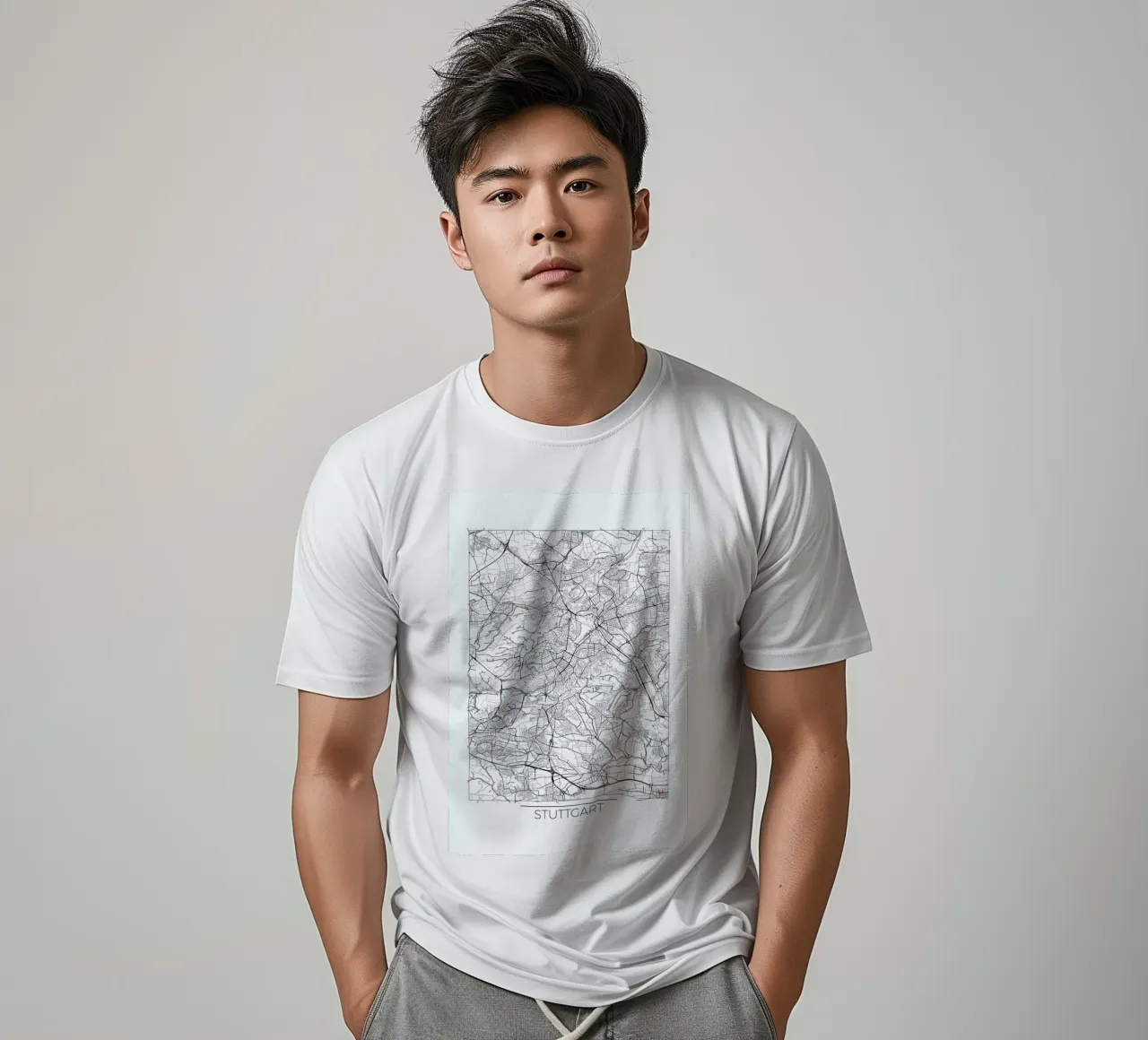 Stuttgart Minimal t-shirt da Hubert Roguski