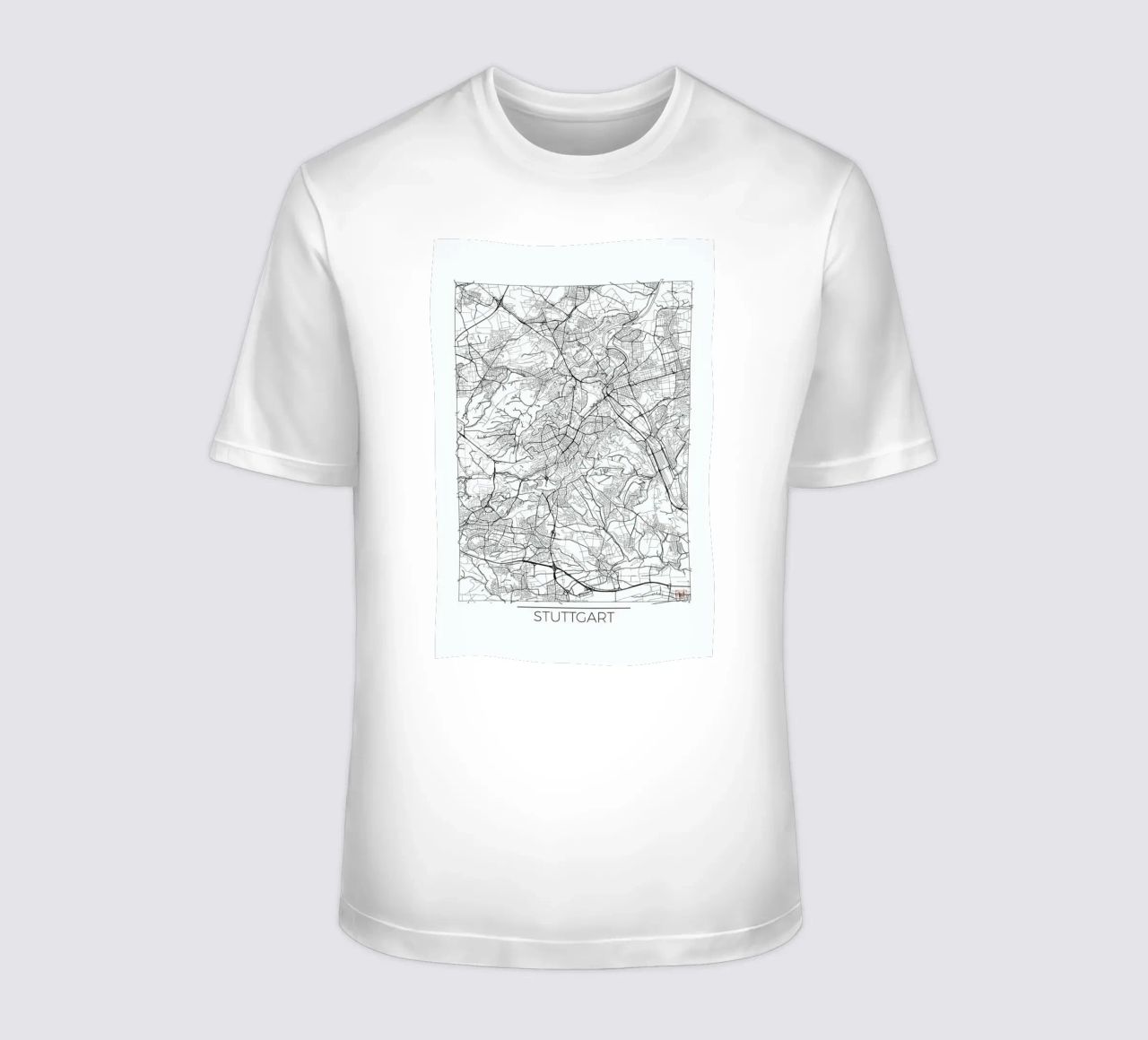 Stuttgart Minimal t-shirt da Hubert Roguski