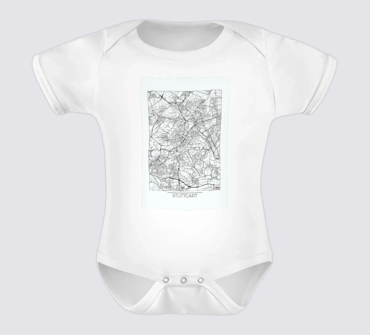Stuttgart Minimal body neonato maniche corte da Hubert Roguski
