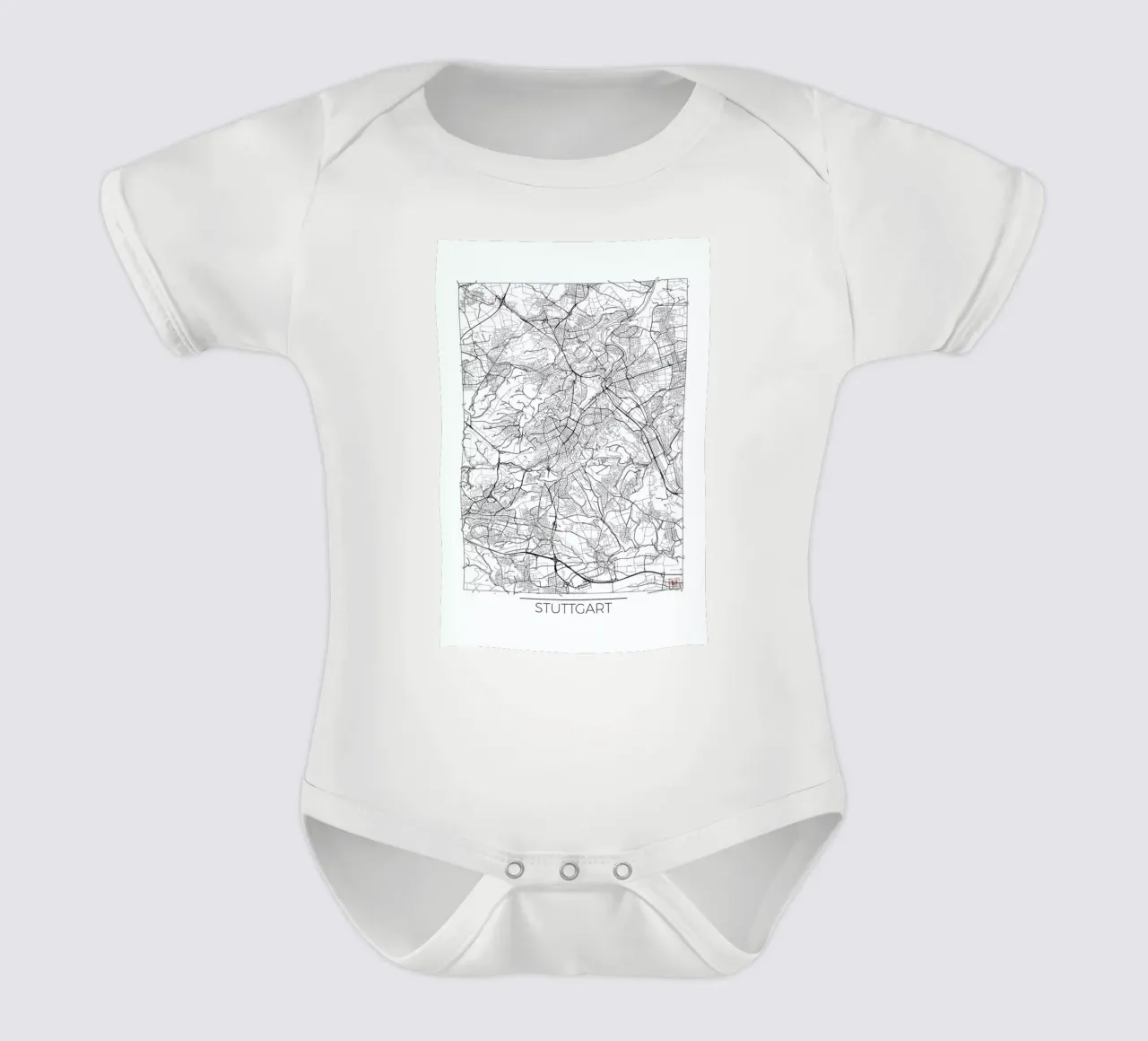 Stuttgart Minimal body neonato maniche corte da Hubert Roguski