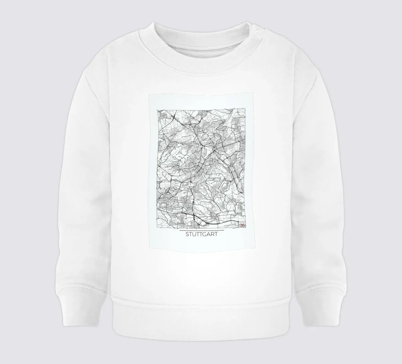 Stuttgart Minimal Baby Sweatshirt von Hubert Roguski