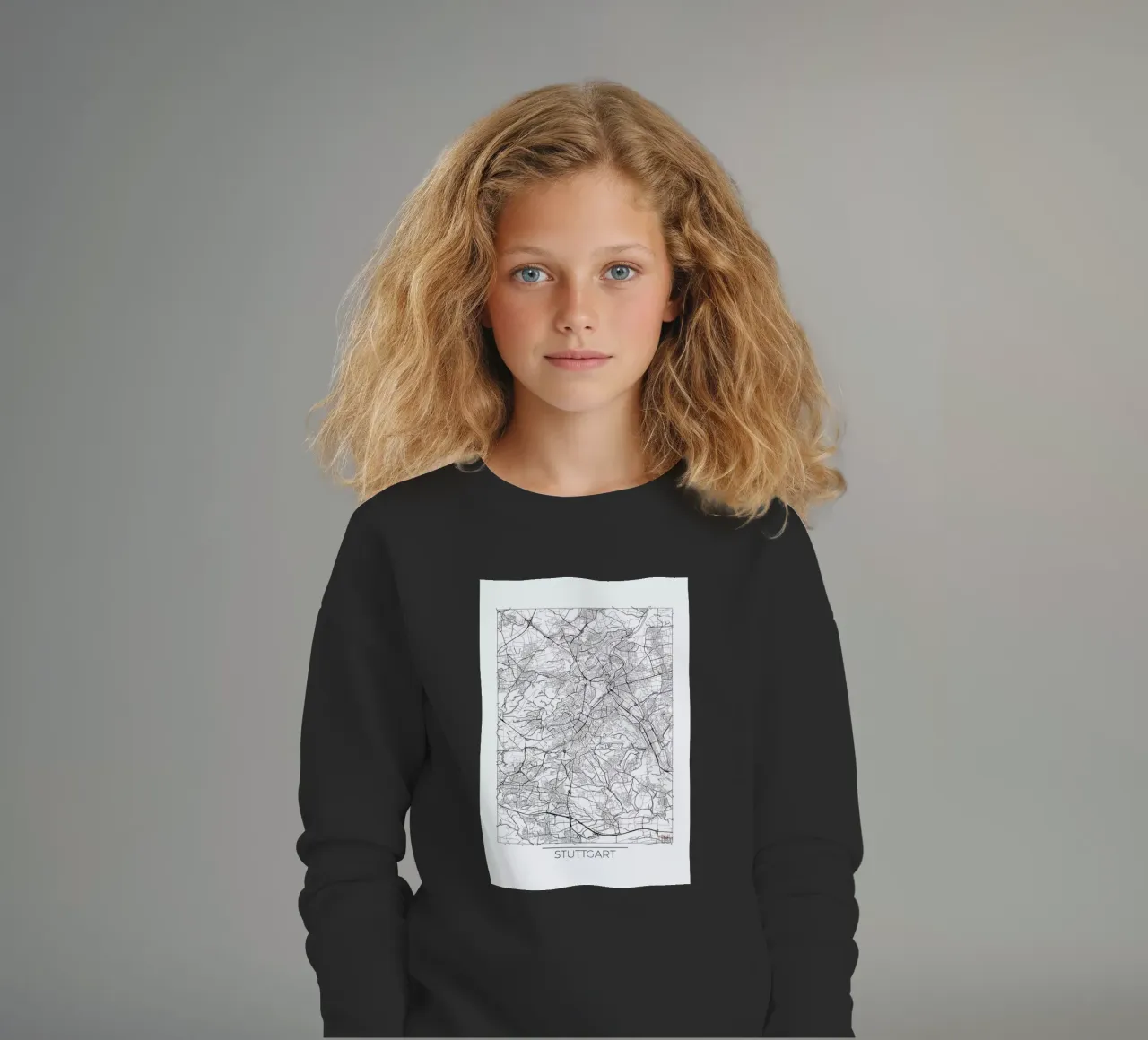 Stuttgart Minimal felpa bambino da Hubert Roguski