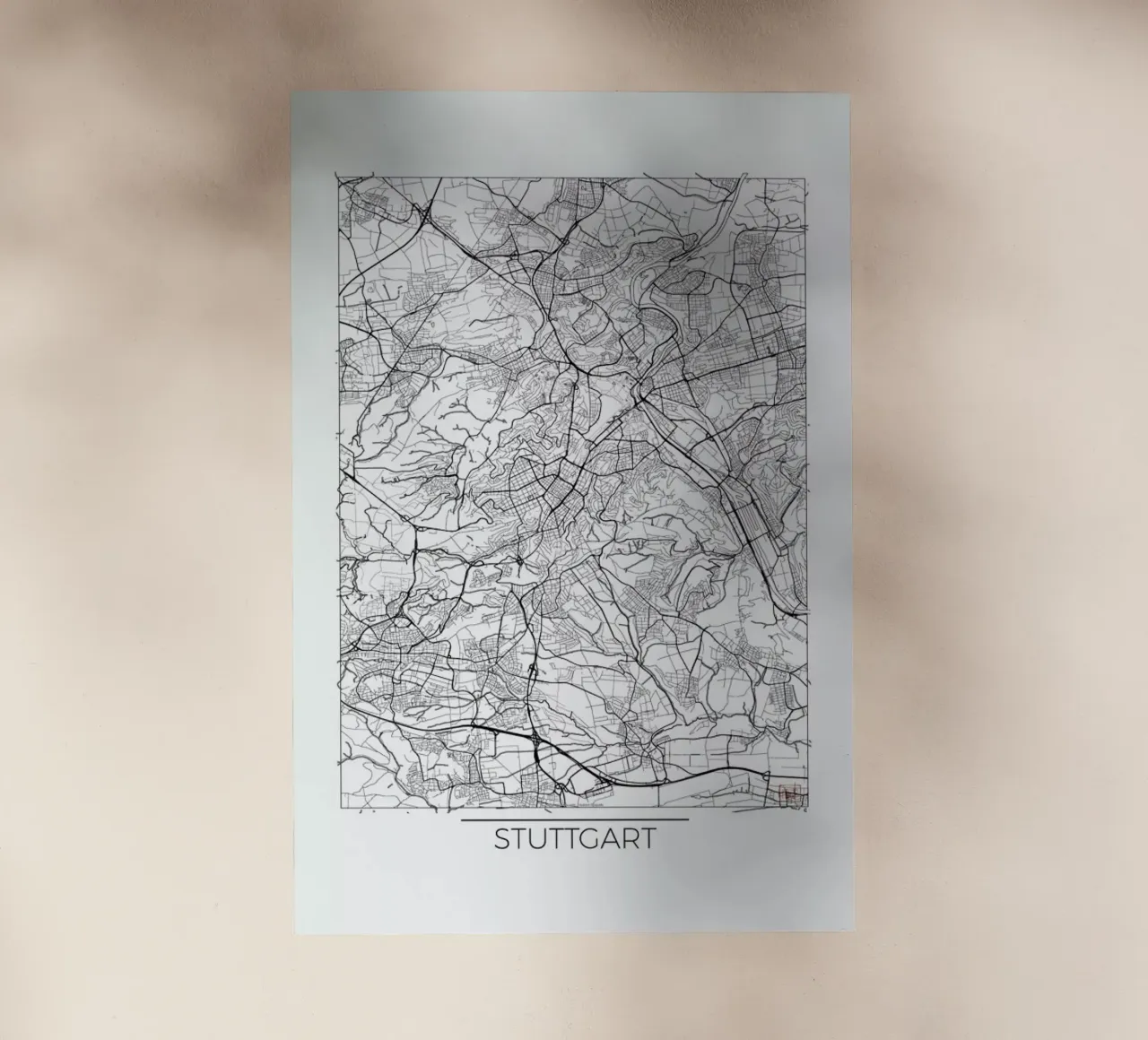 Stuttgart Minimal pellicola backlit da Hubert Roguski