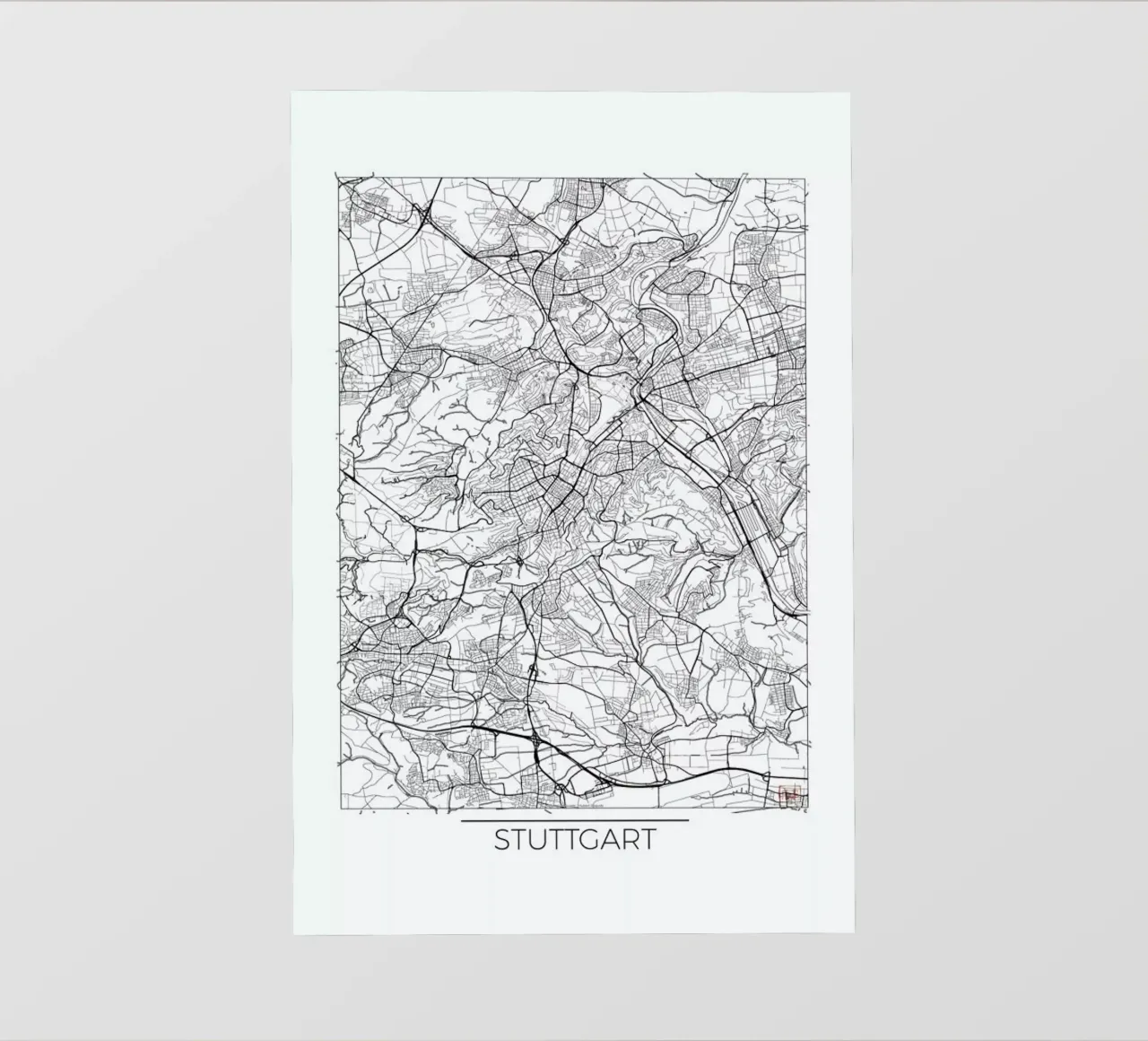 Stuttgart Minimal pellicola backlit da Hubert Roguski