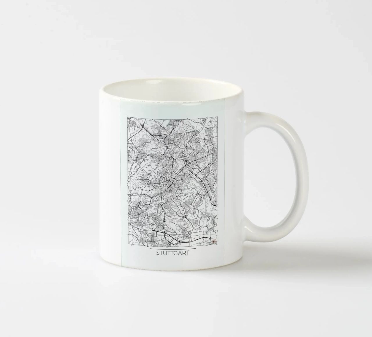 Stuttgart Minimal tazza in ceramica da Hubert Roguski
