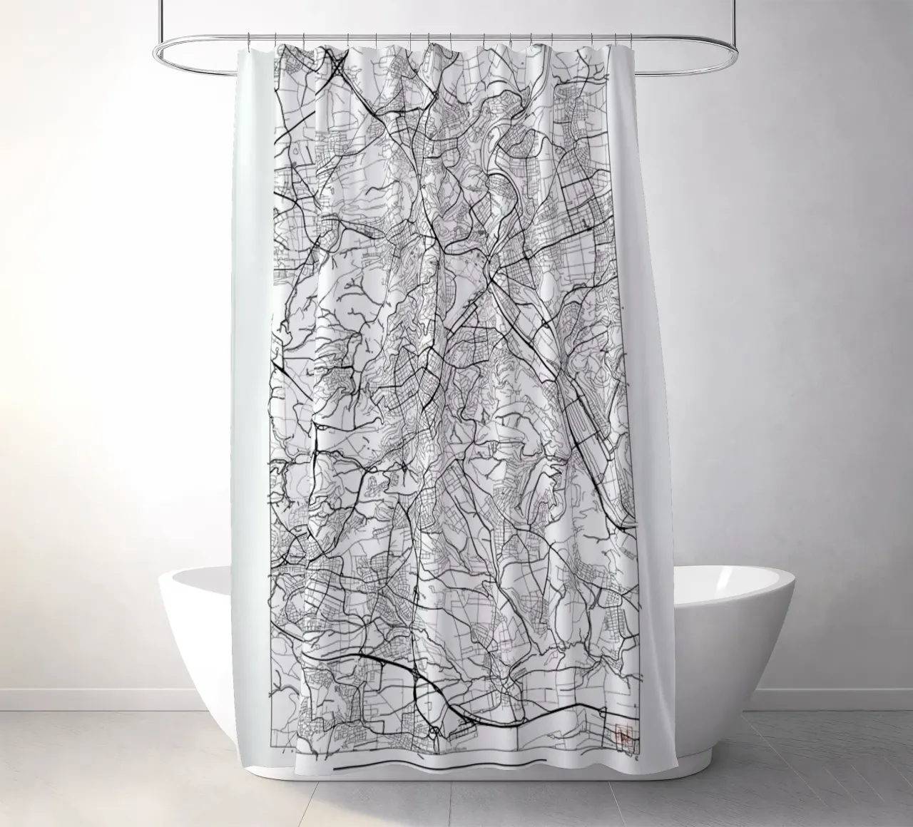 Stuttgart Minimal tenda da doccia da Hubert Roguski