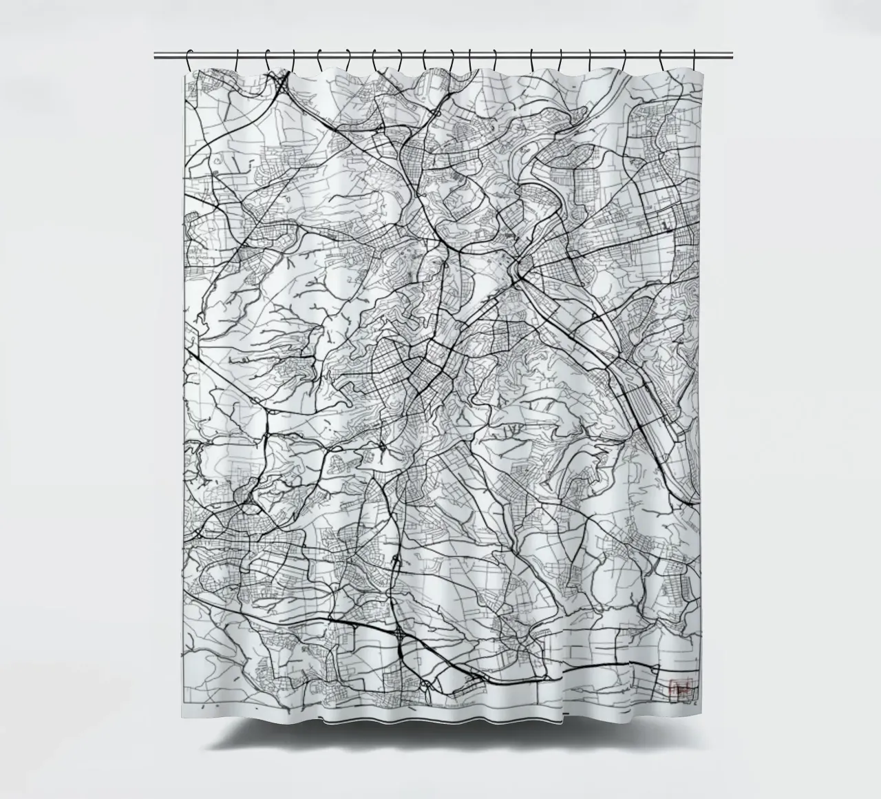 Stuttgart Minimal tenda da doccia da Hubert Roguski