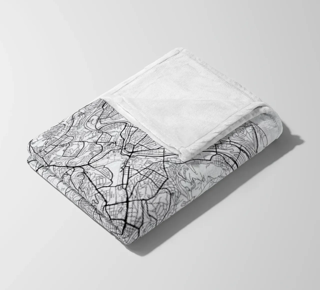 Stuttgart Minimal coperta in pile da Hubert Roguski