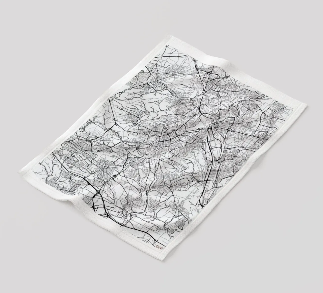 Stuttgart Minimal coperta in pile da Hubert Roguski