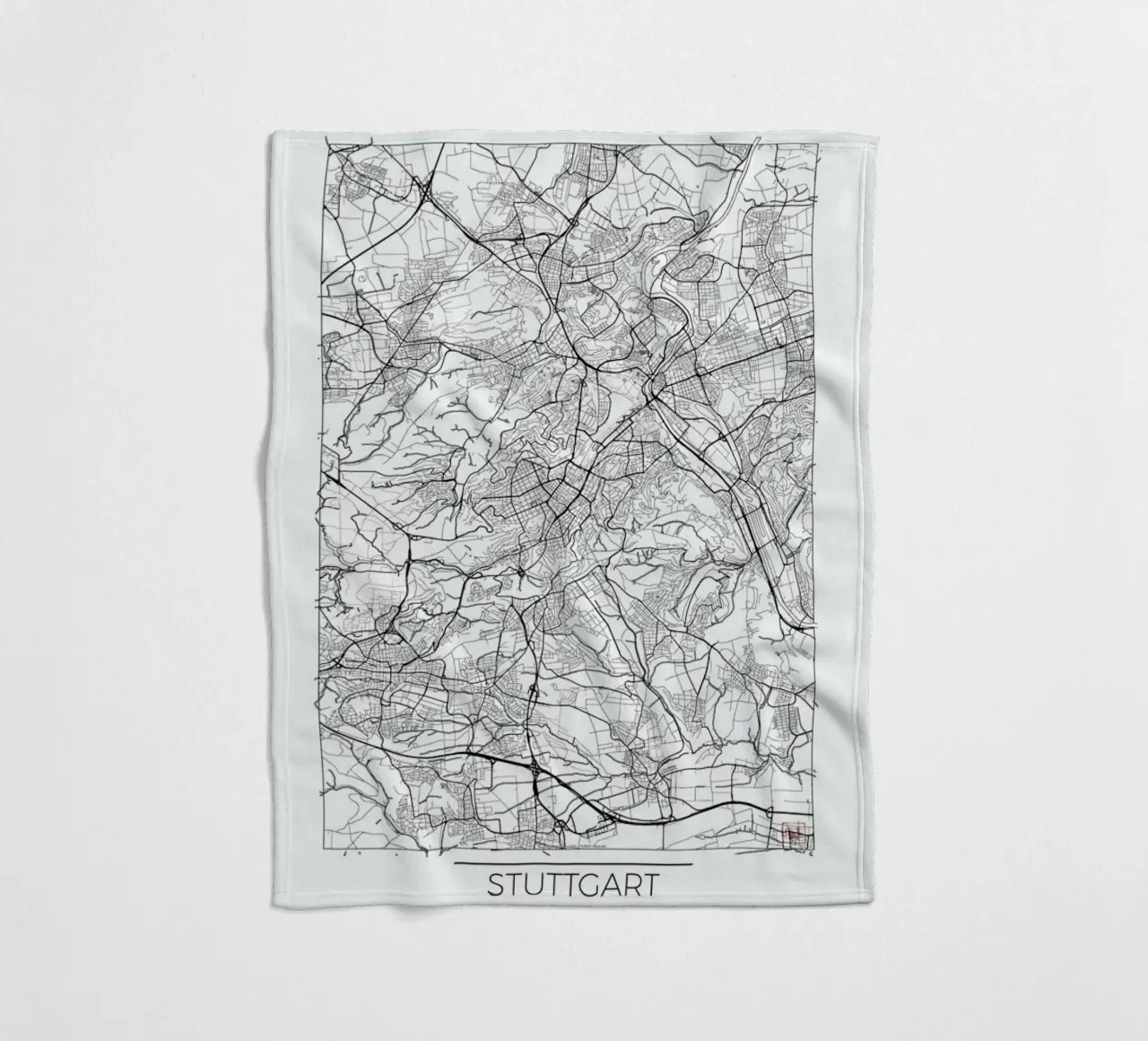 Stuttgart Minimal coperta in pile da Hubert Roguski