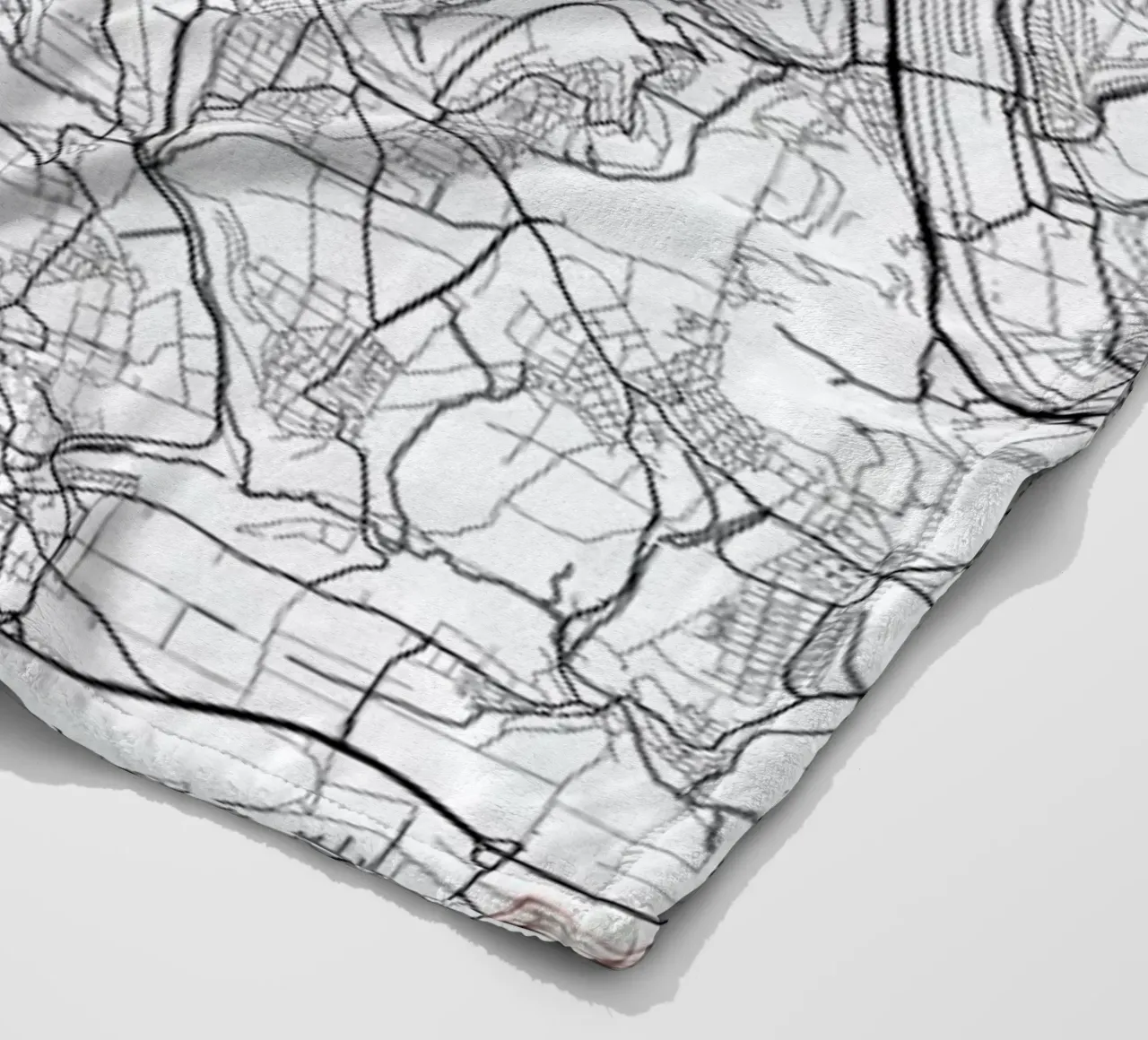 Stuttgart Minimal coperta in pile da Hubert Roguski