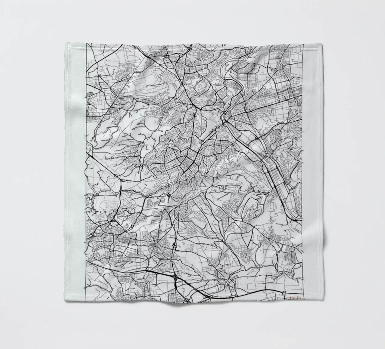 Stuttgart Minimal coperta in pile da Hubert Roguski