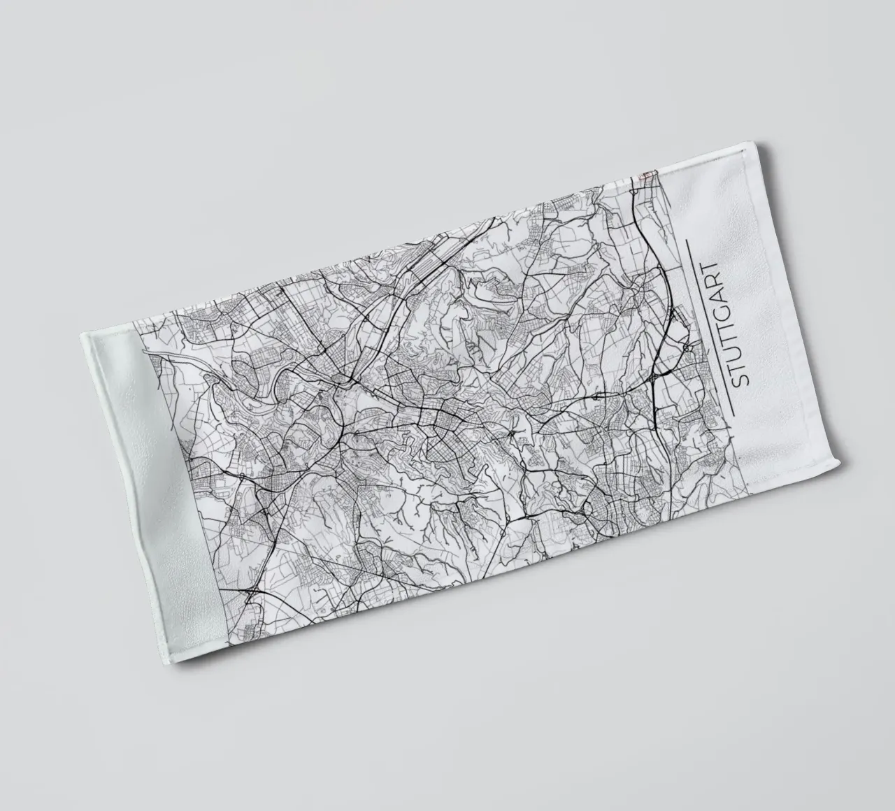 Stuttgart Minimal towel by Hubert Roguski