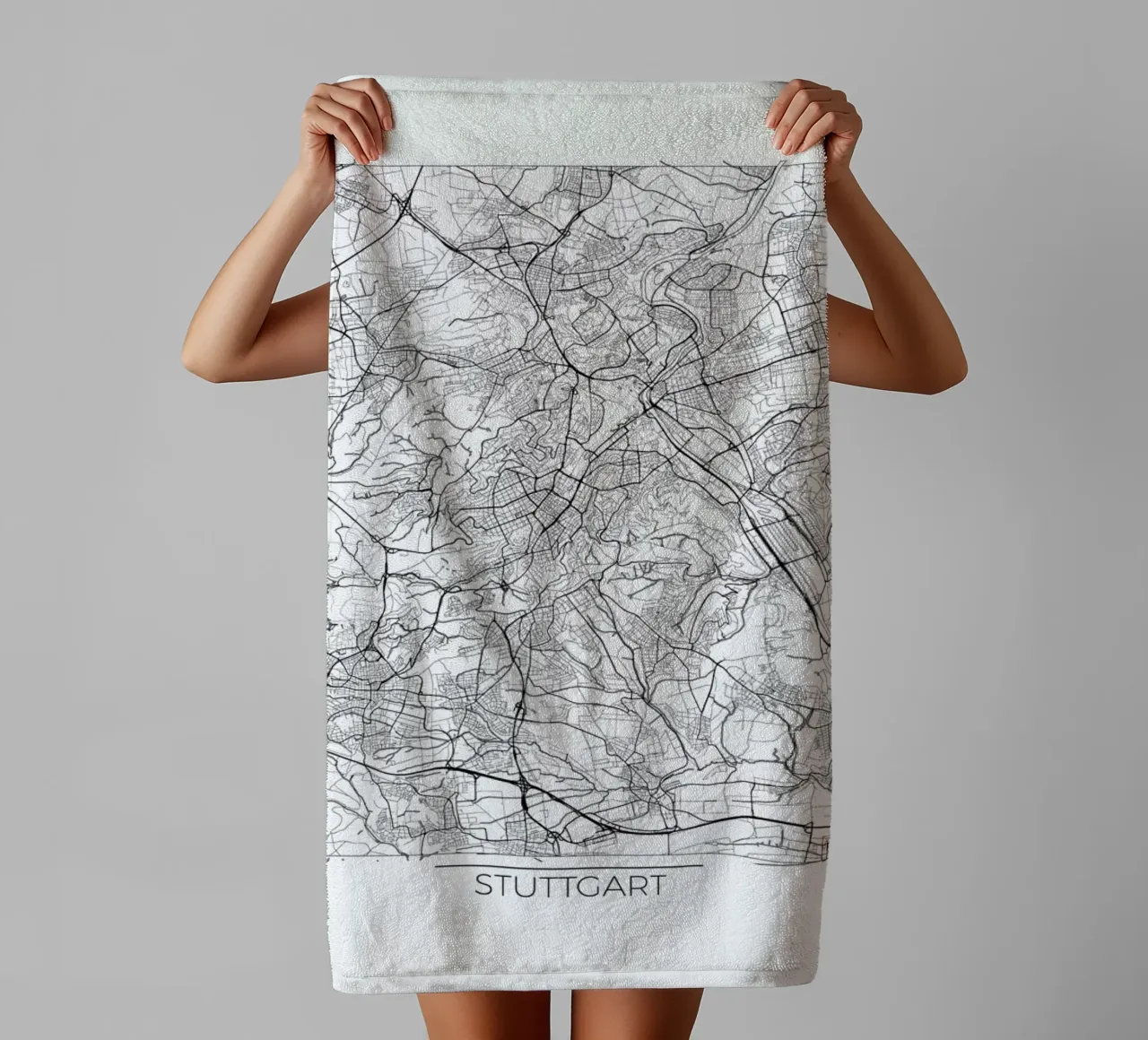 Stuttgart Minimal serviette de bain de Hubert Roguski
