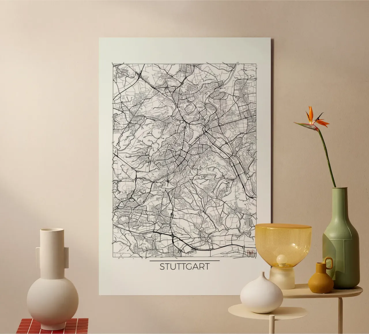 Stuttgart Minimal alluminio dibond da Hubert Roguski