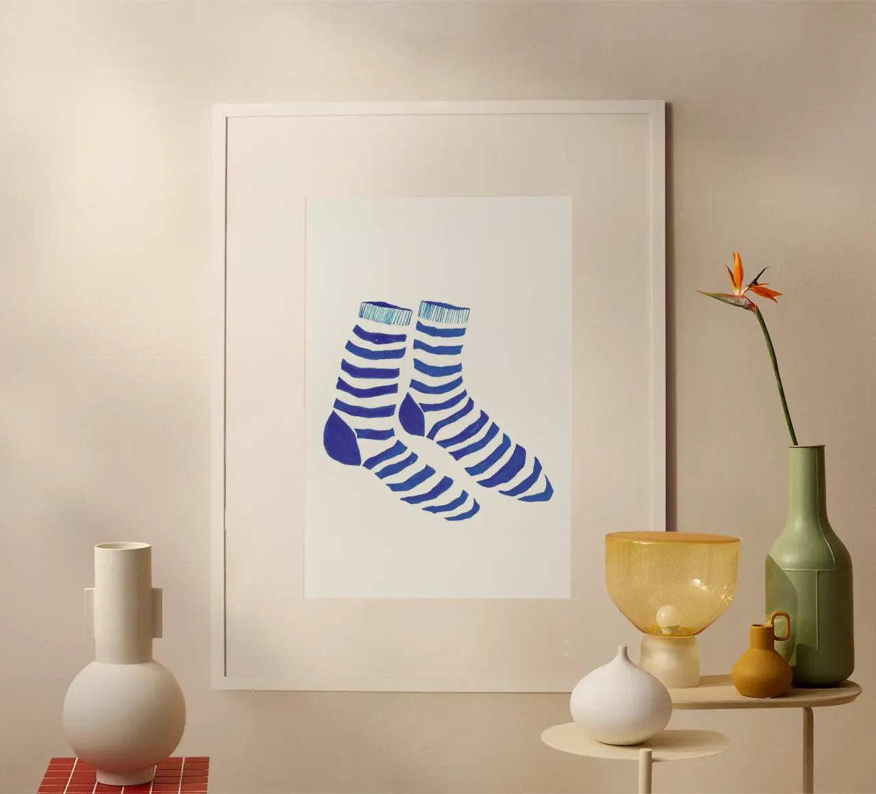 Striped Socks poster da Atelier Mave