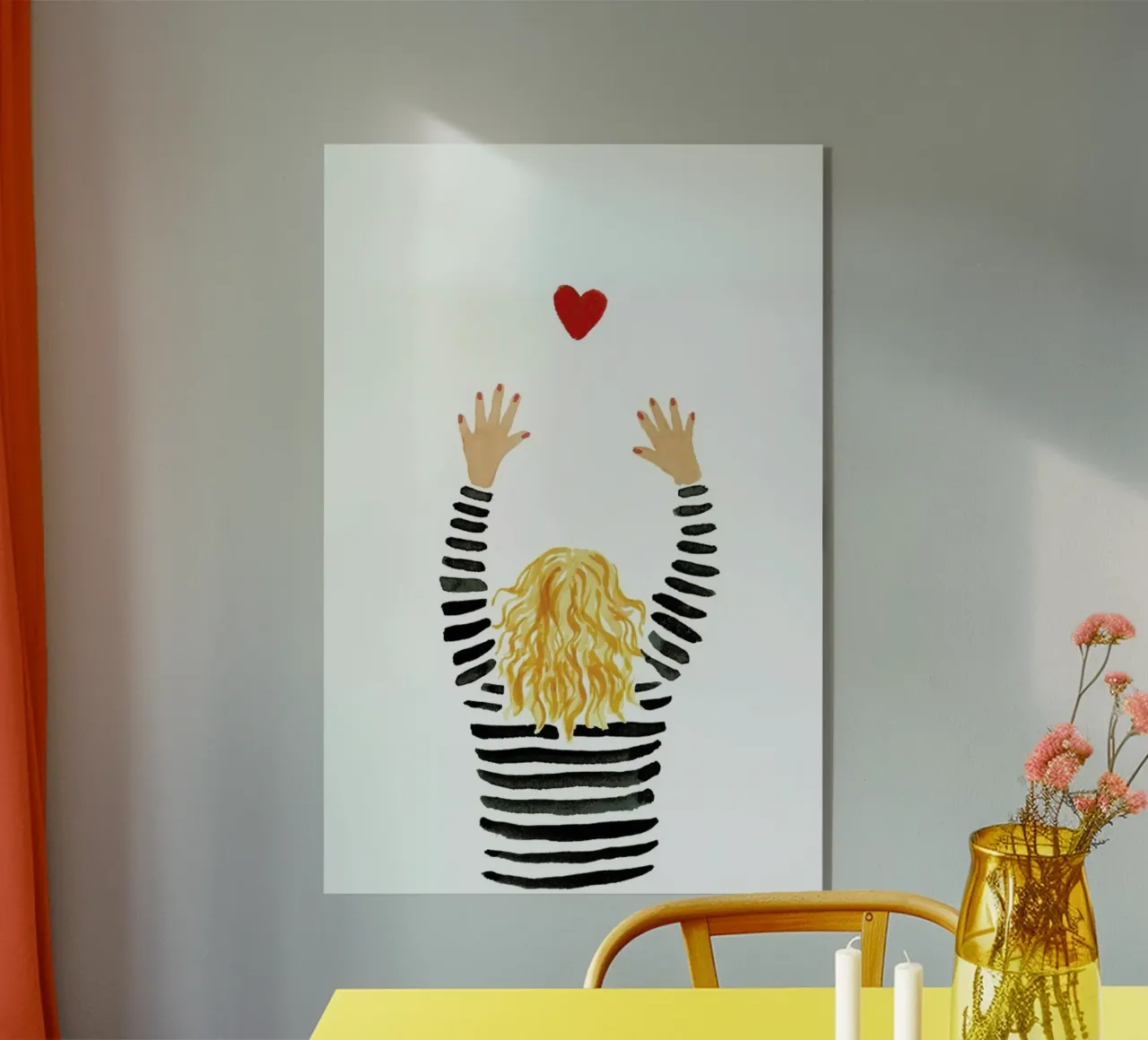 Love Catching plexiglass da Farina Kuklinski