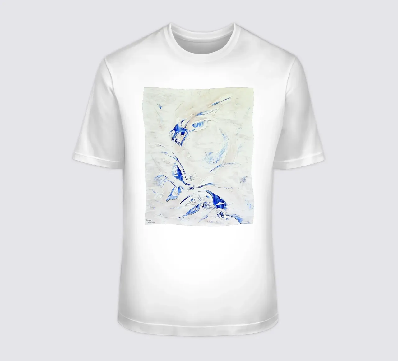 ALIVE IN A PERFECT HARMONY t-shirt da Thierry Vobmann Abstract painting