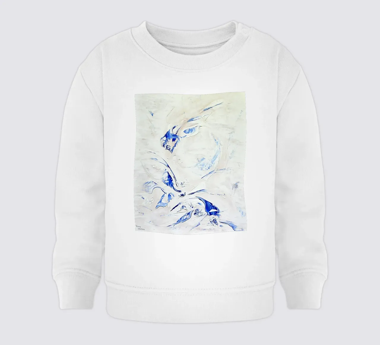 ALIVE IN A PERFECT HARMONY felpa neonato da Thierry Vobmann Abstract painting