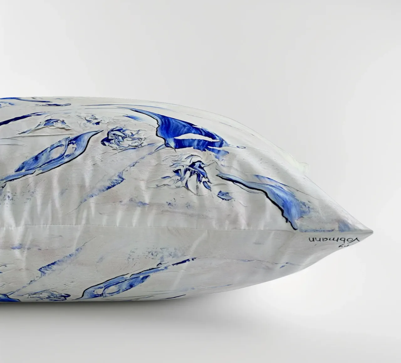 ALIVE IN A PERFECT HARMONY cuscino da Thierry Vobmann Abstract painting