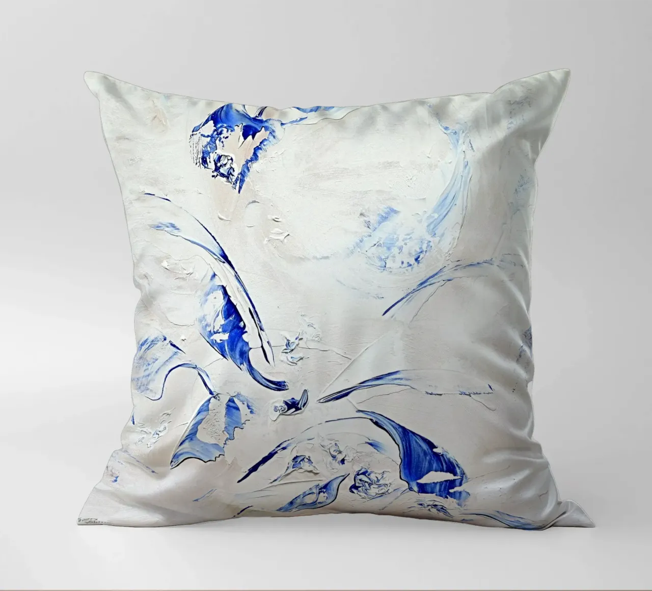 ALIVE IN A PERFECT HARMONY cuscino da Thierry Vobmann Abstract painting