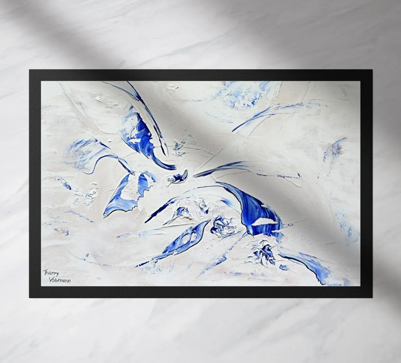 ALIVE IN A PERFECT HARMONY zerbino da Thierry Vobmann Abstract painting