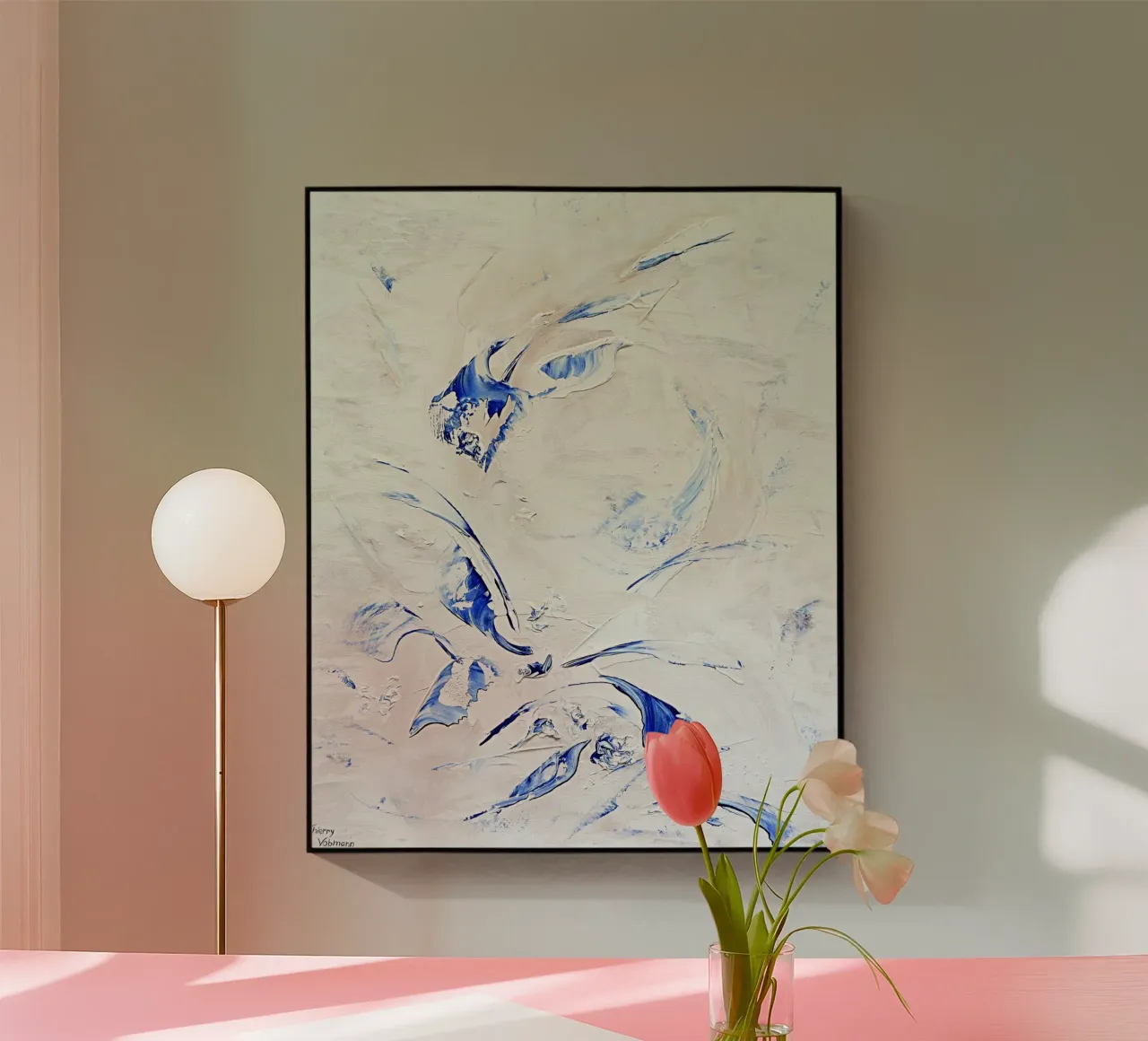 ALIVE IN A PERFECT HARMONY plexiglass da Thierry Vobmann Abstract painting
