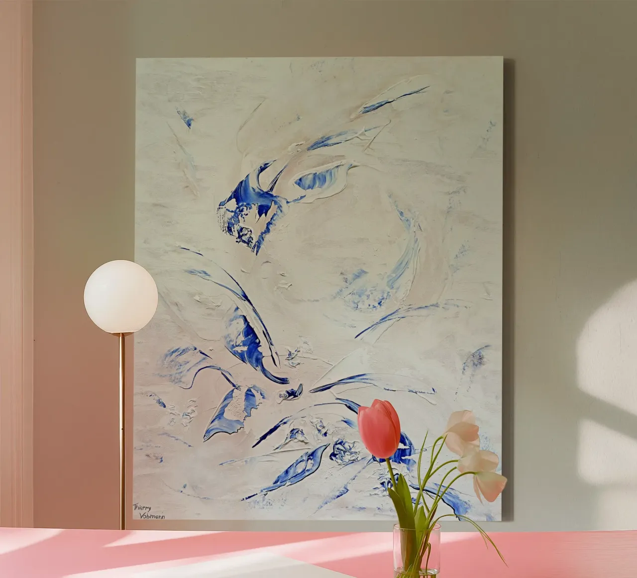 ALIVE IN A PERFECT HARMONY tela da Thierry Vobmann Abstract painting