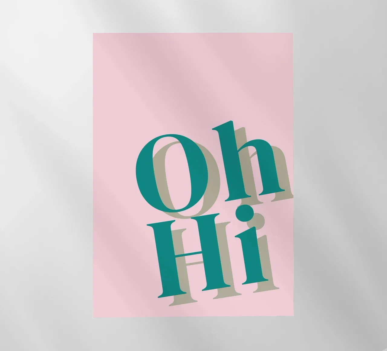 Ciao pellicola backlit da Proper job studio