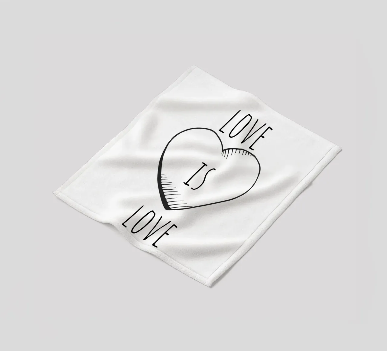 L'amore è amore coperta in pile da Proper job studio