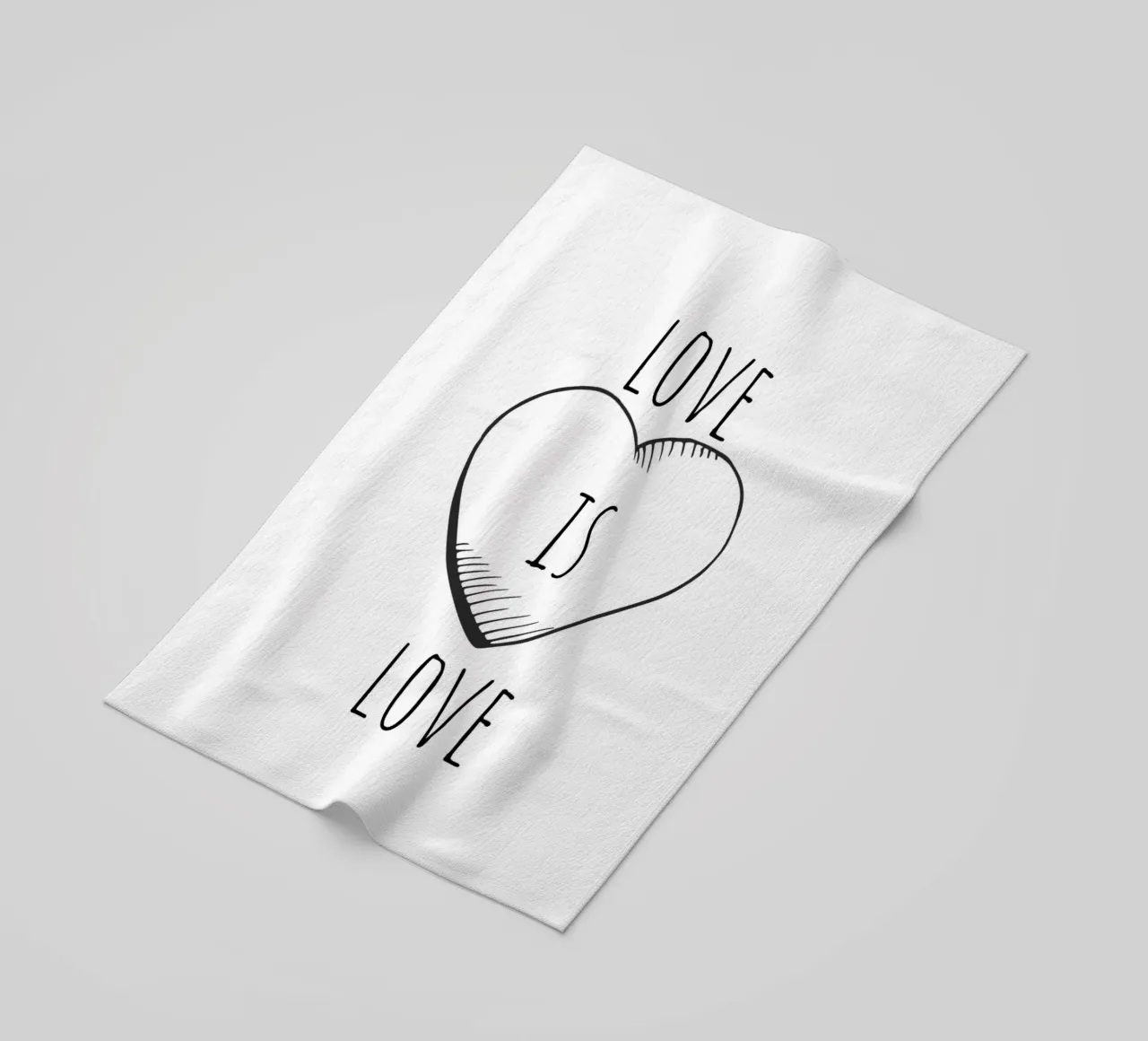 L'amore è amore telo mare da Proper job studio